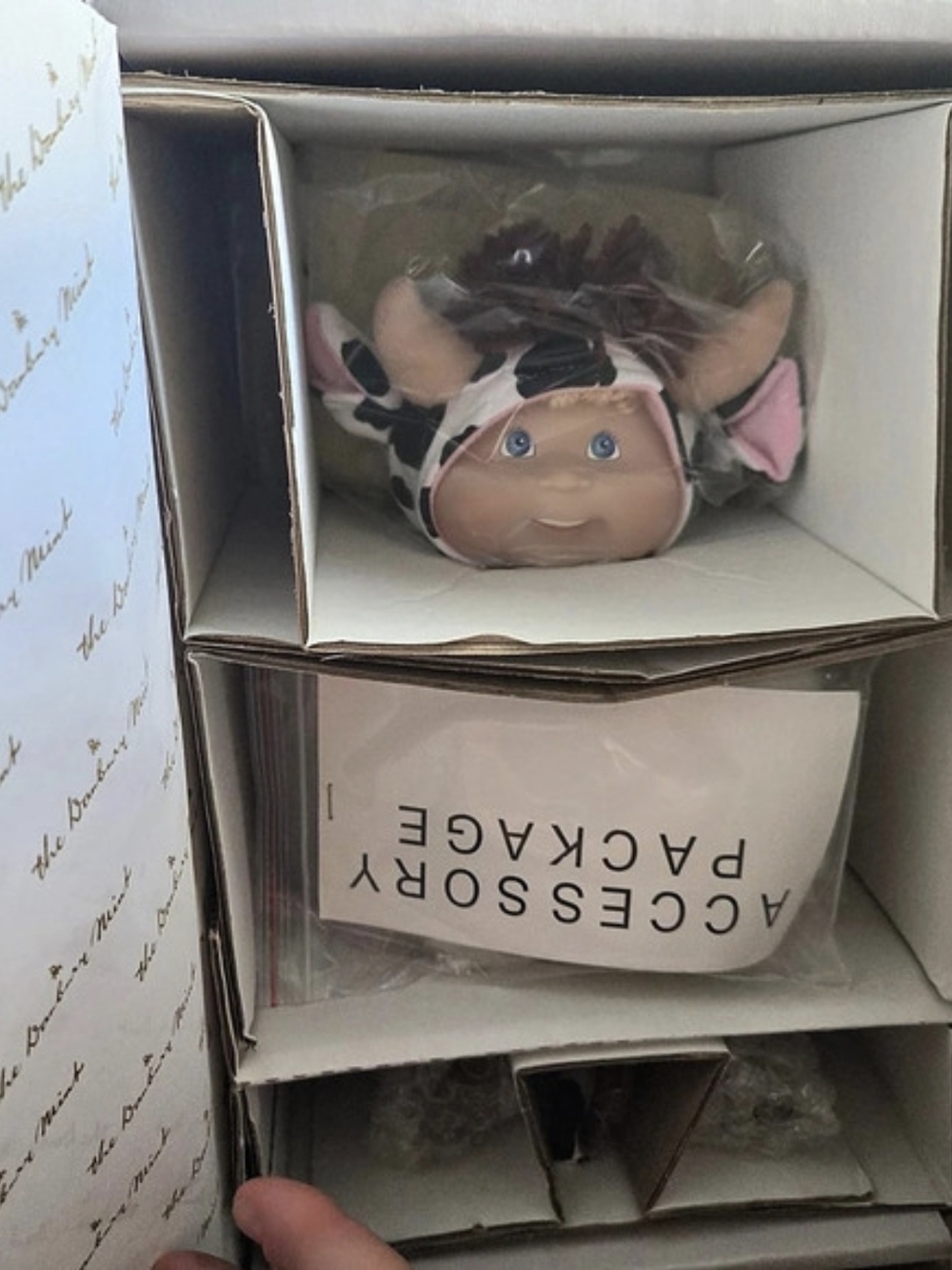 Danbury Mint Cabbage Patch Kids Elsie Jean got milk Porcelain Doll 2000 In Box